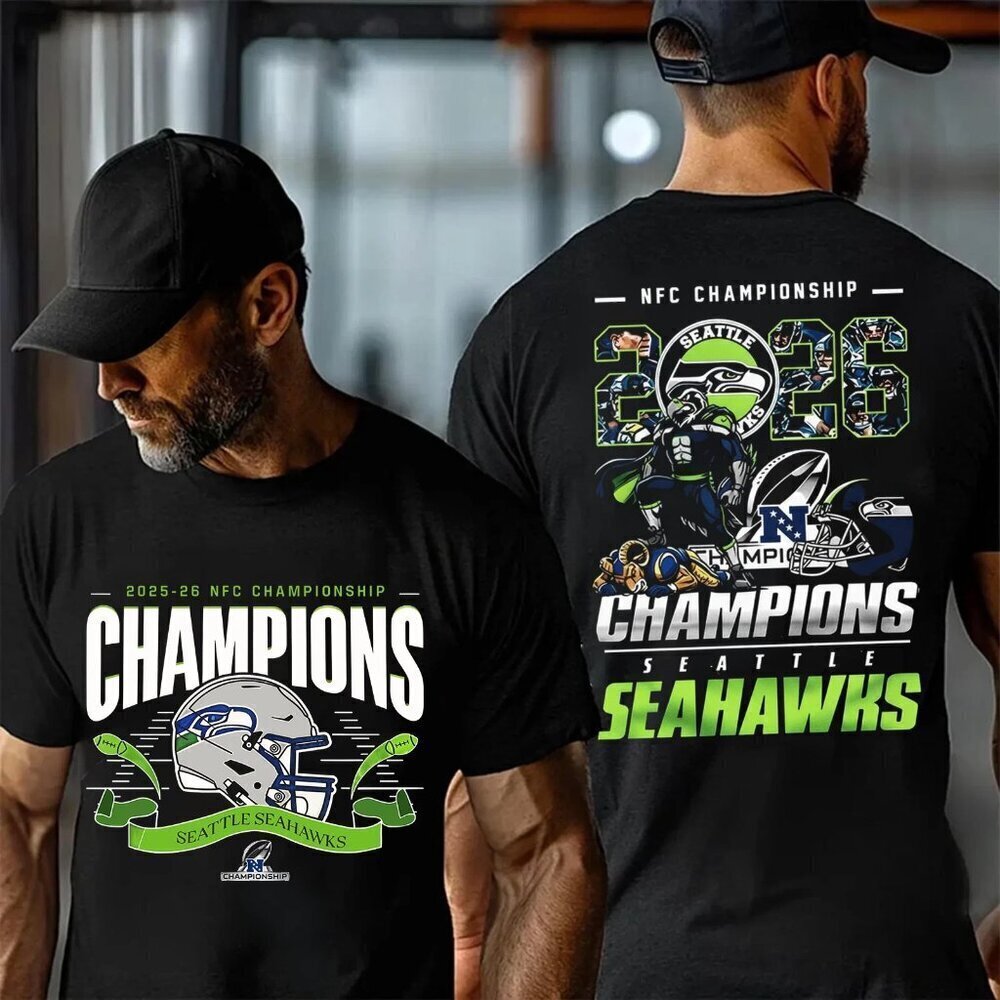 Seattle Seahawks 2025 NFC Championship 2Sided TShirt